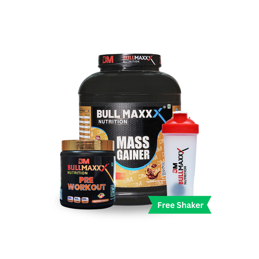 Mass Gainer + Pre Workout + Shaker